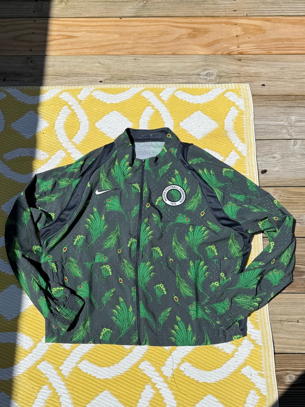 Nike Nigeria Naija Cropped Soccer Packable Jacket Dri-FIT Women's Small